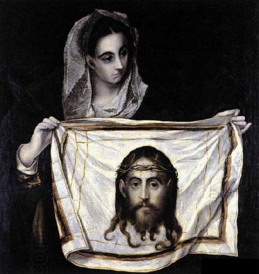 GRECO, El St Veronica Holding the Veil China oil painting art